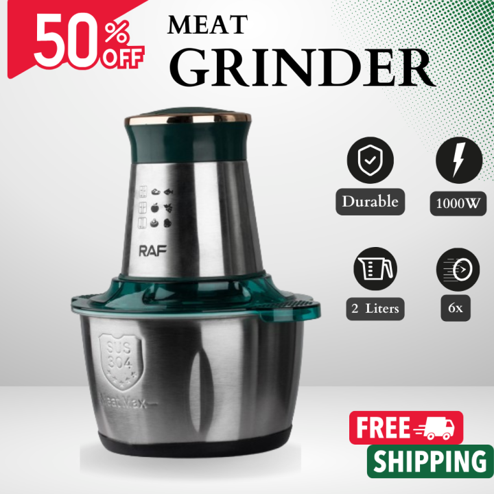 Chopper Machine Electric - Chopper Machine - Food Processor - Chopper Machine Meat - Grinder Machine For Kitchen - Grinder Machine Electric - Multifunctional Food Processor - Steal Meat Grinder - Meat Grinder Machine Electric