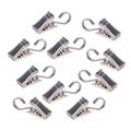 10Pcs Shower Curtain Clips Bathroom Drape Hook Hanger Clamps Accessories. 