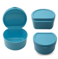 Denture Box Plastic Denture Bath Case Denture Container False Teeth Storage Box. 