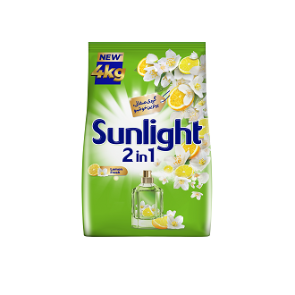 Sunlight 2in1 Washing Powder Green - 4KG (Clean & Fresh)
