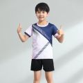 Quick Drying Badminton Uniform Set Short Sleeve 2023 New Men's and Women's Couples Children's Table Tennis Jersey Jersey. 