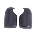 2Pcs ABS Black Door Wing MIRROR COVERS Near Passenger L+R for FORD TRANSIT MK6 MK7 2000-2014. 