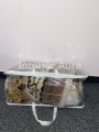 Double Blanket Cover Double Quilt Plastic Cover Razai Cover 2 Double Blanket Cover Bag Full Size Double Quilt Cover Transparent High Quality  Imported Razai & Blanket Cover King Size Bridal Blanket Cover Bag Blanket Storage Bag Export Quality. 