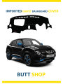 NISSAN JUKE DASHBOARD COVER /CARPET IMPORTED STUFF BLACK 1PC. 