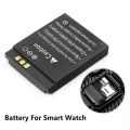 LQ-S1 380mAh SmartWatch Rechargeable Li-ion polymer battery For D Z09 Smart Watch Battery For QW09 A1 V8 X6 SmartWatch. 