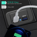 2PCS 12V/24V RV USB Outlet, Dual PD3.0 Type-C (USB C) & Quick Charge QC3.0 USB-A Port Panel Mount Car USB Socket Charger Easy Install. 