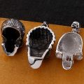 Retro Stainless Steel Mens Punk Skull Pendant Necklace For Men Domineering Halloween Accessories Gothic Biker Jewelry Male New. 