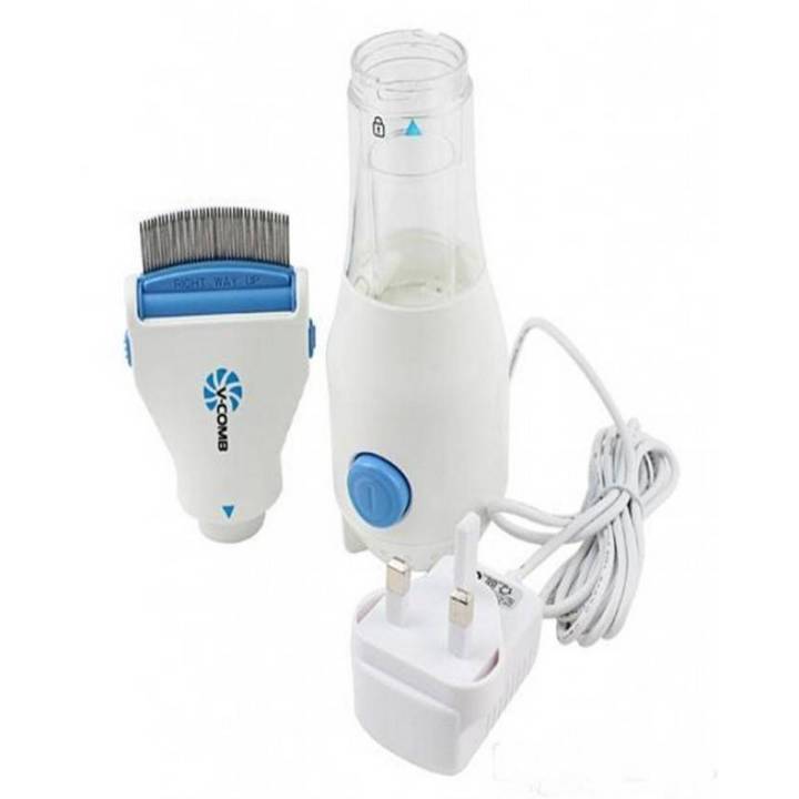 Electric Head Lice Treatment Machine - White & Blue