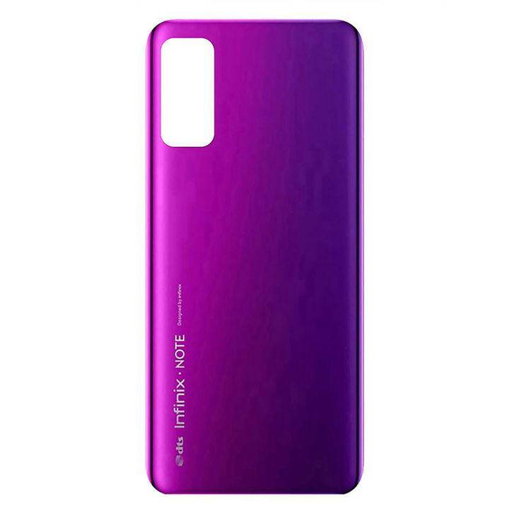 infinix Note 7 Lite Back Body Casing Housing Replacement with Battery Back Door Included For infinix Note 7 Lite - Purple - Premium Housing