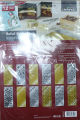 Fine quality " Crelando: 12 different sheet relief sticker set for crafting. 