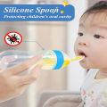 Baby Spoon Feeder 90ml Silicone Feeding Bottle with Spoon – Squeeze Food Feeder for Newborn & Toddler, Rice Cereal, Milk & Puree Feeder. 