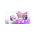 Disney Frozen Elsa Princess Girls Sandals Summer Children's Sports Beach Pink Purple Girls Boys Soft Led Light Shining Shoes. 