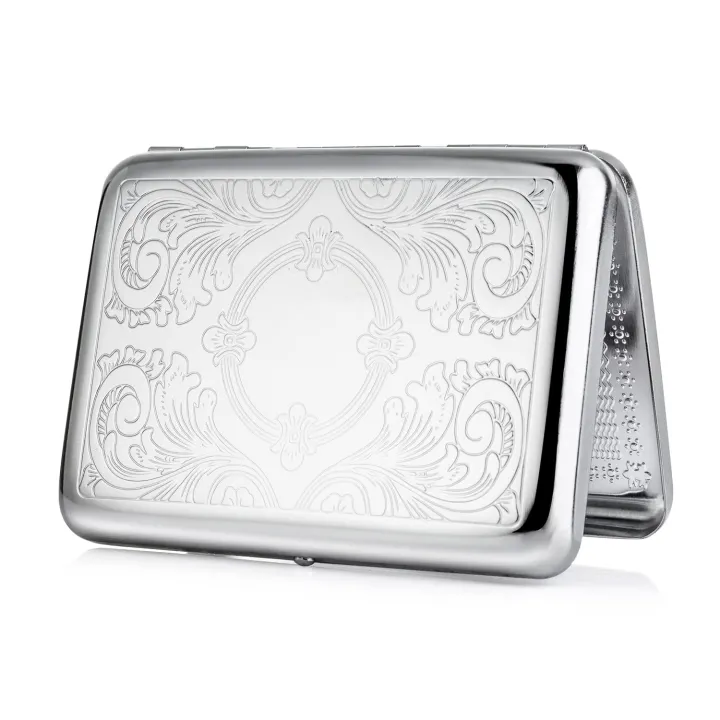 Metal%20Cigarette%20Case%20Men's%20Silver%20Cigarette%20Box%20Men%20Women%20Cigarette%20Case%2016%20Cigarette%20Case%20Stainless%20Steel%20Small%20Cigarette%20Case%20for%20Men%20Women%20Cigarette%20Box%20Metal%20Cigarette%20Case%20Silver%20%20Premium%20Quality%20Silver%20-%20Image%208
