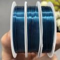 0.3/0.4/0.5/0.6/0.8/1.0mm colored copper wire for DIY jewelry making accessories. 