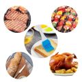 Big Size Pack of 2 Cake Spatula & BBQ Oil Brush Big Size Spatula & BBQ Oil Brush Silicone Acrylic Transparent Spatula Silicone Acrylic Transparent Brush Silicone Brush and Spatula Pair for Baking, Decorating, BBQ. 