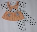 Baby Girl Floral Dress Frock with Pajama, Kids Eid Party Wedding baby. 