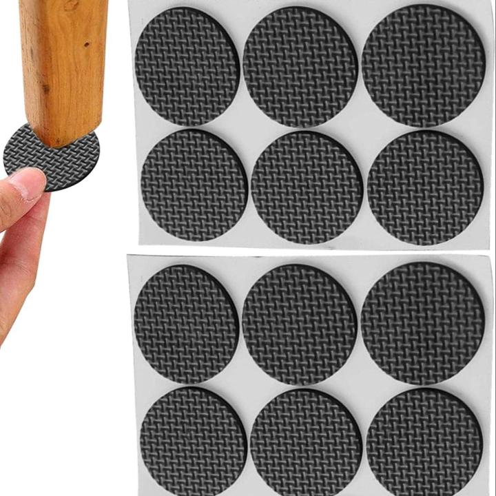 Furniture Pads Leg Floor Protector Black Self Adhesive Sticky Back Rubber