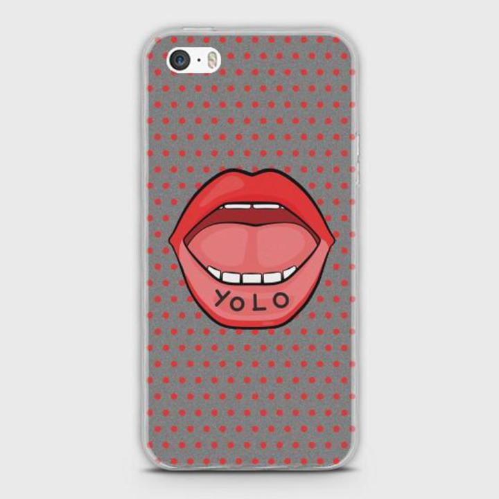 iPhone 5s Cover - SkinLee HQ Hybrid Case (Soft) - Yolo Bold - SKINLEE-279-1-91-10