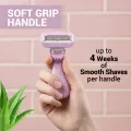WBM Portable Women Body Razor | 5 Blades Razor for Women (Any Random Color) | Flexible Upto 45 Degree. 