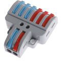 Mini Fast Wire Connector Push-in Conductor Terminal Block PCT-222 SPL-62/42 Encounter. 