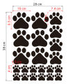 22pcs/set Ú©Ø§Ø±Ù¹ÙˆÙ† Animal og Cat Footprint Wall Stier For ids aby ooms Wallpaper Wardrobe ome ecoration Art ural ecals. 