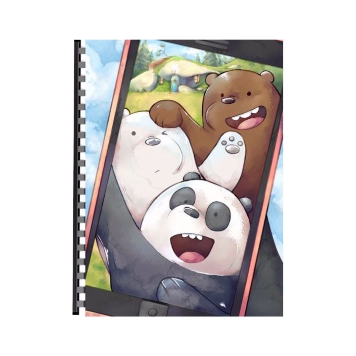WE BARE BEARS NOTEBOOK A4 SIZE ARTICLE (2129) | Daraz.pk