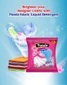 Panda Liquid Detergent Sachet 12 Pcs Travel Liquid Fabric Detergent for Cloth Liquid Surf For Clothes Laundry Detergent Liquid Soap With Color Protect Technology For All Types Of Fabrics Machine & Hand Wash Washing Detergent Travel Pouch. 