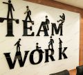Teamwork 3D Creative Office Decor. 
