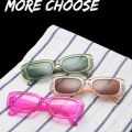 Women Small Rectangle Sunglasses Fashion Square Polarized Sunglasses Vintage Brand Designer Square Sun Glasses Men Punk Shades. 