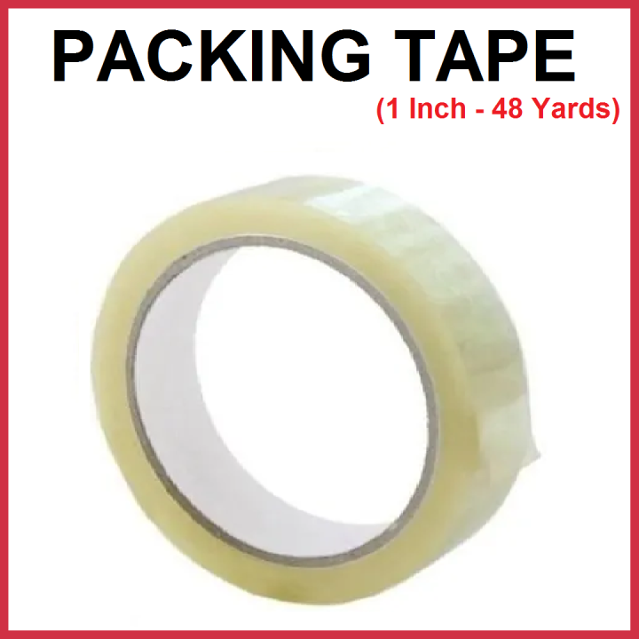 Packing Tape 1 Inch - 48 Yards - Scotch Transparent Tape - Waterproof Tape - Gift Wrapping Tape -Adhesive Tapes - Stationary Items - Packaging Tape - Office Products - Duct Tapes - Packaging Tape - Scotch Tapes - Tape For Packing - School Tape