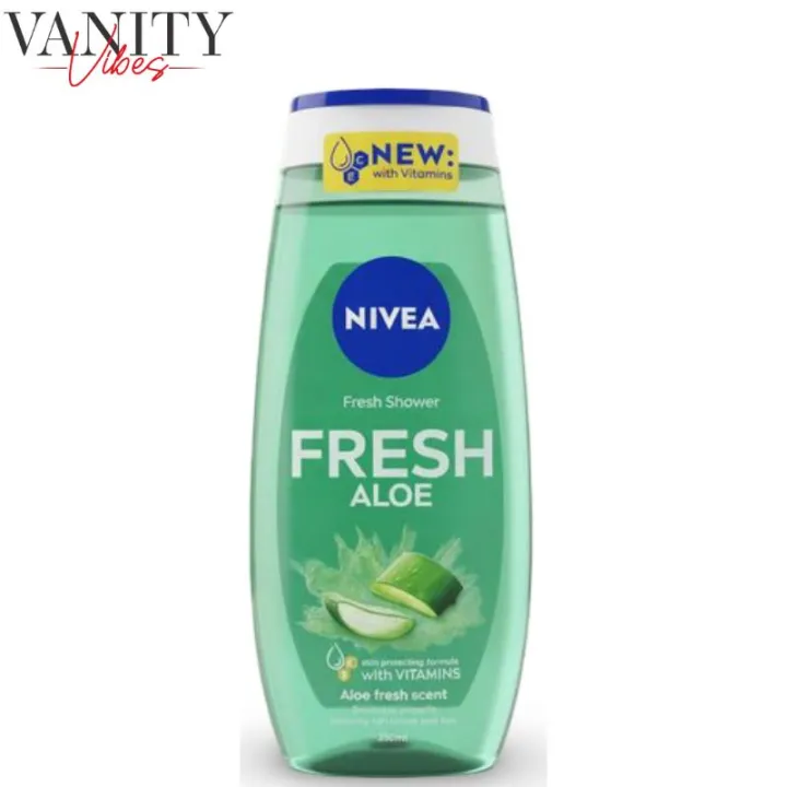 Nivea Fresh Shower Fresh Aloe Aloe Fresh Scent 250ml – Refreshing Body ...