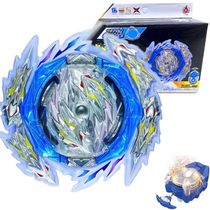 Jetbox Takara Tomy Laike Beyblad Burst B-189 Booster Guilty Longinus Kr.MDs-2 DB Dynamite Battle Bey with Launcher B189 Spinning Top Toys for Children