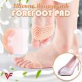 1Pair Comfortable Practical Durable Forefoot Cushion Metatarsal Pad Pain Relief Silicone Gel Half Heel Bunion Protector Fore foot Pads Cushions Ball of Foot Cushions Soft Sole Soft Gel Ball Silicon Insole Reusable and Breathable Gel Pads for Women or Men. 