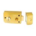 558B Home Night Rim Lock -Golden (Almari Lock). 