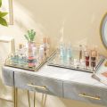 Acrylic  Tray Modern Style Gold Vanity Tray Perfume Tray for Bathroom Vanity Bedroom Gold. 