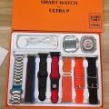 S100 7 IN 1 ULTRA 2 SMARTWATCH SERIES 8 ( 7 Straps+ Slicone Case ) ALWAYS ON DISPLAY STRAPS LOCK AND SCREWS. 