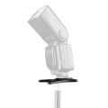 Camera Flash Stand Flash Speedlight Hot Shoe Mount Stand with 1/4Inch Metal Tripod Thread 4 Pack. 