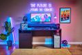 Warrior Gaming Desk Gaming Desk Computer Desk Workstation For Large PC Gaming Desk Or Home Office Desk Perfect Black Desk With Drawers & Storage. 