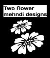 Big Small Flower Mehndi Design. 