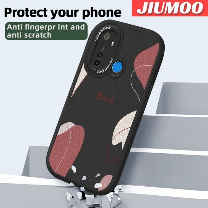 JIUMOO%20For%20Realme%205%205i%205s%206i%20Case%20Fashion%20Simple%20Morandi%20Thin%20New%20Design%20Leather%20Soft%20Back%20Cover%20Camera%20Protection%20Cases%20Shockproof%20Casing%20-%20Image%203