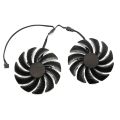88mm GPU Cooler Graphics Card Fan for REDEON AORUS RX580/570 GIGABYTE GV-RX570 AORUS GV-RX580AORUS(2 PCS). 