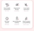 Wireless Mouse | Bluetooth Mouse + 2.4G USB | Silent Click | Ergonomic Design | 1200 DPI Adjustable | Rechargeable Mouse | For Laptop PC MacBook Computer  Wireless Mouse | Bluetooth Mouse + 2.4G USB | Silent Click | Ergonomic Design | 1200 DPI Adjustable. 