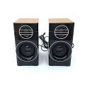 Solid Wood USB Speaker Bass Stereo Desktop Laptop Sound Box Subwoofer. 