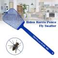 【BestGo】Truth Over Flies Swatter Fly Swatters Sticker Flexible Long Handle Manual Swat Mosquitoes. 