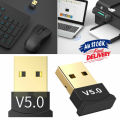 Wireless USB Bluetooth Transmitter V5.0 CSR Mini Dongle Adapter USB 3.0 CSR V5.0 Audio Receiver For Win 8 10 PC Computer Laptop. 