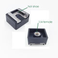 NANLIY- 1x Flash Diffuser Silver/White Reflector for Nikon Speedlite SB-600,SB-800 & 2Pcs Flash Hot Shoe Mount Adapter. 
