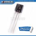 100pcs 2N2222 2N2222A TO-92 TO 92 NPN type low power transistor. 