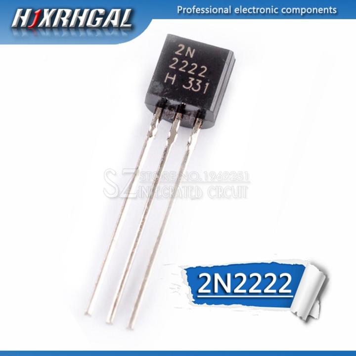 100pcs 2N2222 2N2222A TO-92 TO 92 NPN type low power transistor