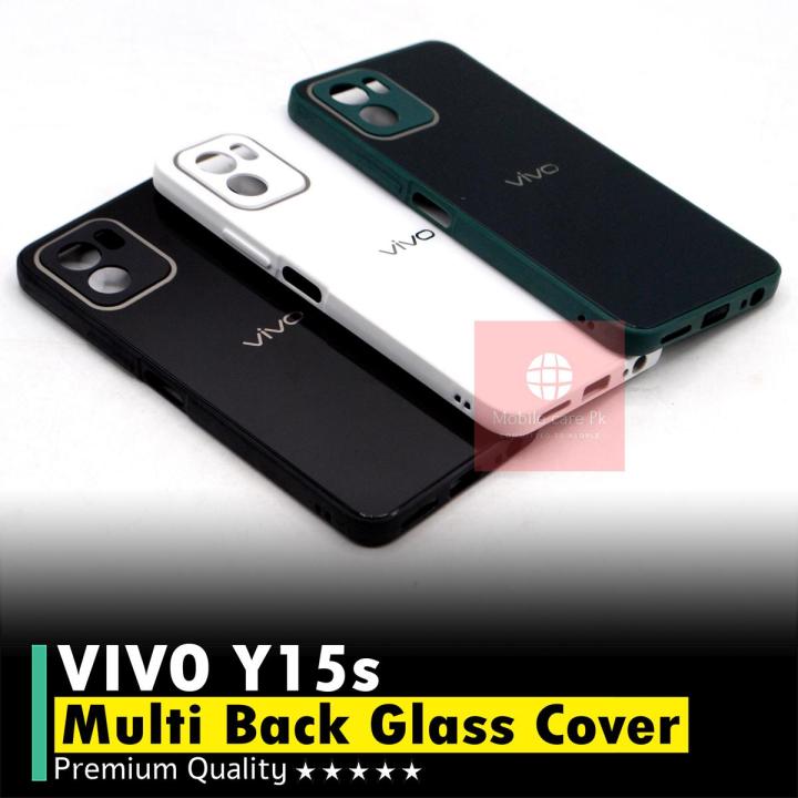 Vivo Y15s Back Cover Back Glass Case For Vivo Y15s