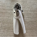 CULINARE SAFETY CAN MANUAL OPENER 6 1/2" Heavy Duty Can Opener Kitchen Gadgets - Home Can Opener Manual - Easy to Use Hand Held Can Opener, Effortlessly Open Cans, White, Stainless Steel. 